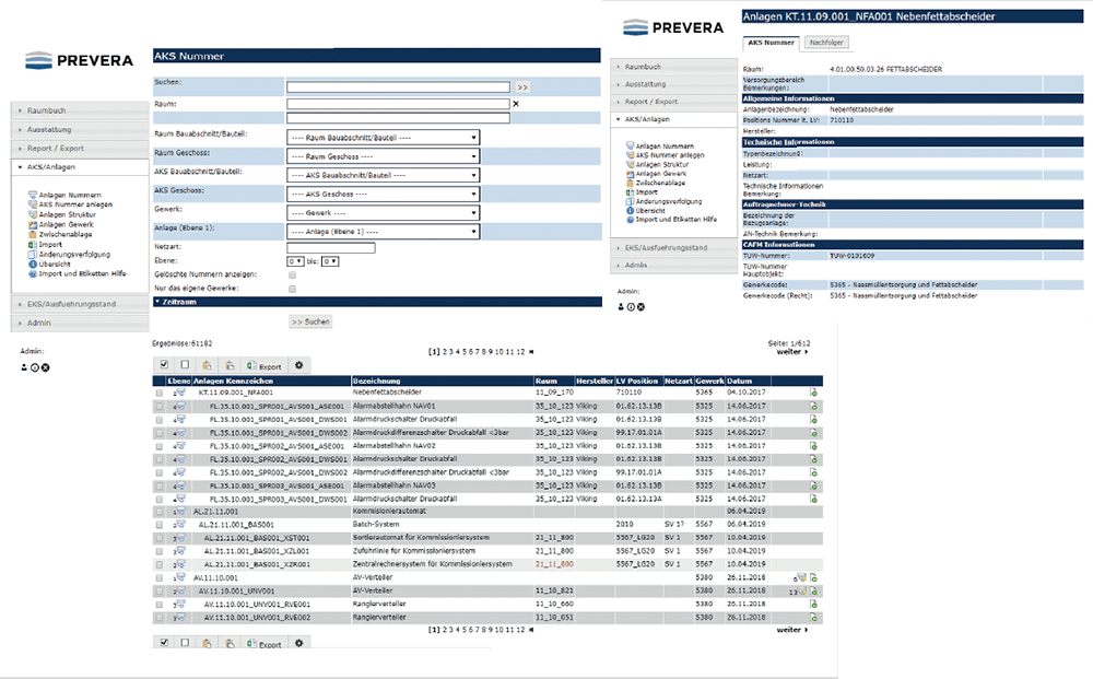 Anlagenkennzeichnung AKS Prevera